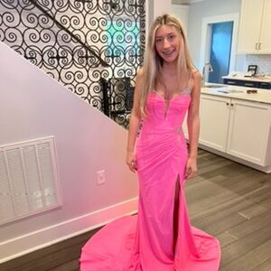 Stunning Pink Evening Gown